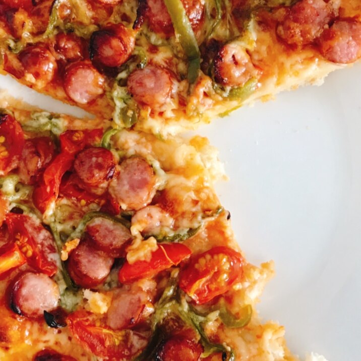 発酵なしでピザ生地簡単 手作りピザ レシピ 作り方 By ヘデラ 楽天レシピ